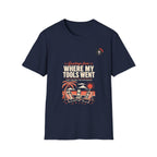 Tools On Vacation Postcard Mechanic T-Shirt
