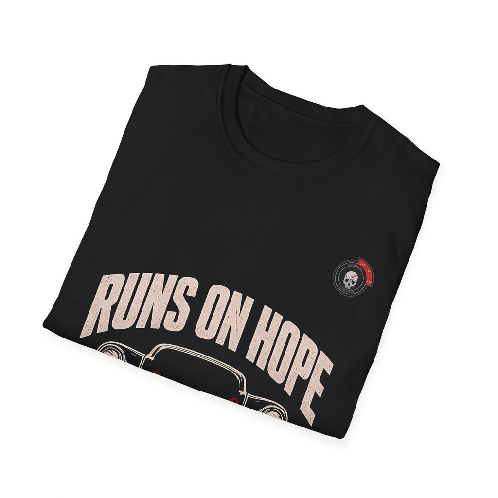 Runs On Hope Zip Ties Mechanic T-Shirt