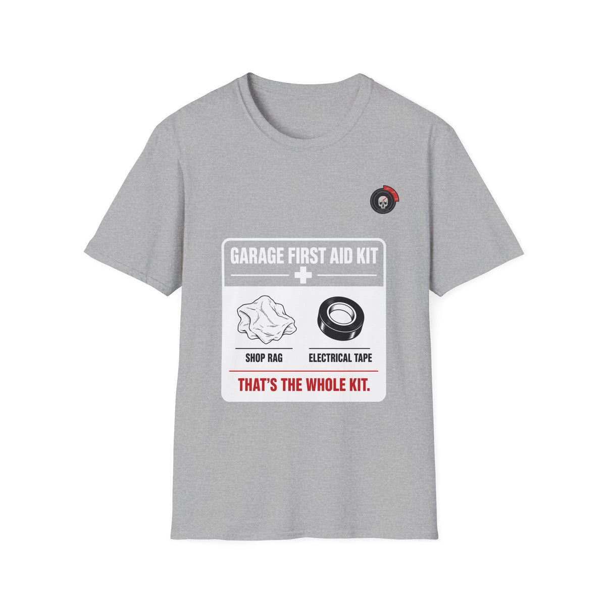 Garage First Aid Kit Mechanic T-Shirt