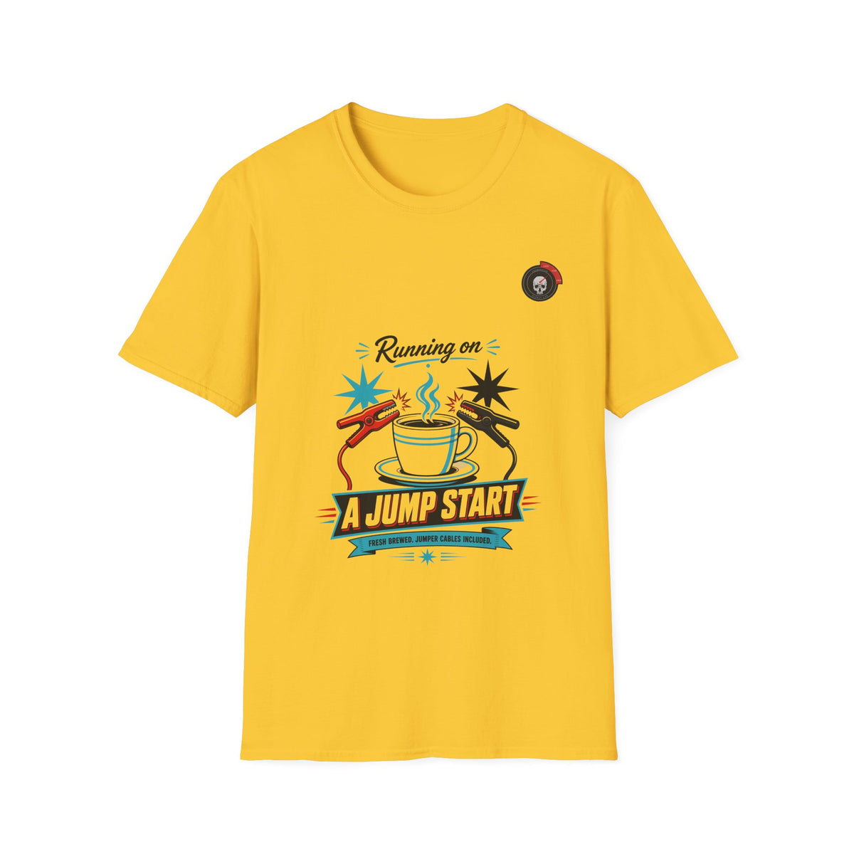 Running On A Jump Start Mechanic T-Shirt