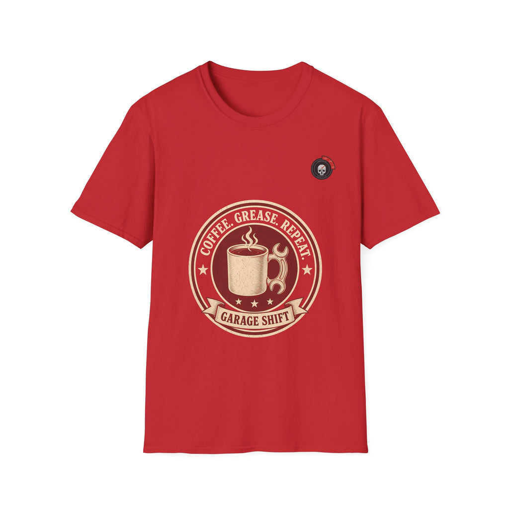 Coffee Grease Repeat Mechanic T-Shirt