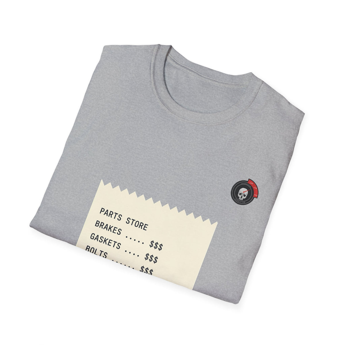 Parts Store Receipt Mechanic T-Shirt