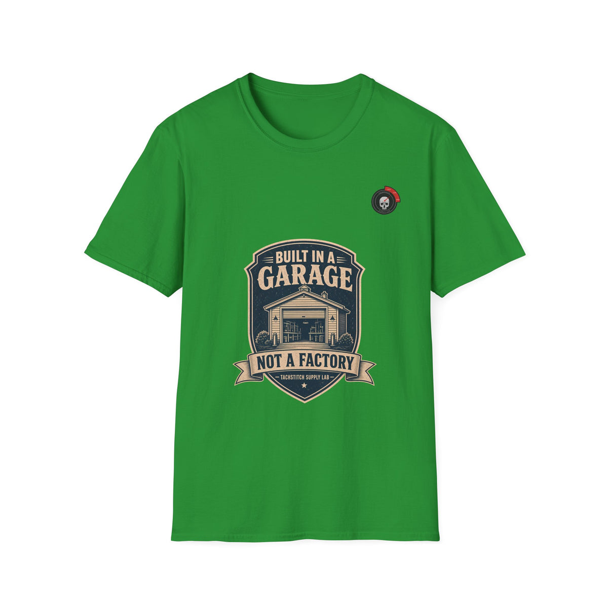Built In The Garage Americana Mechanic T-Shirt