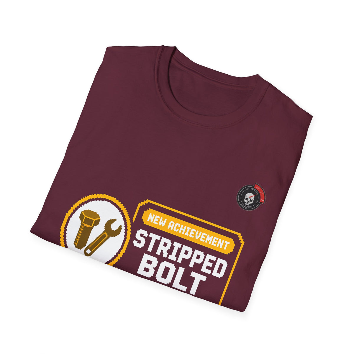 New Achievement Stripped Bolt Mechanic T-Shirt