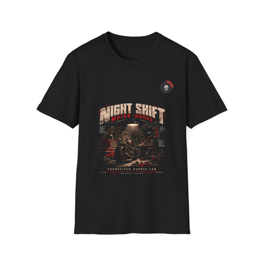 Night Shift Motor Works Mechanic T-Shirt