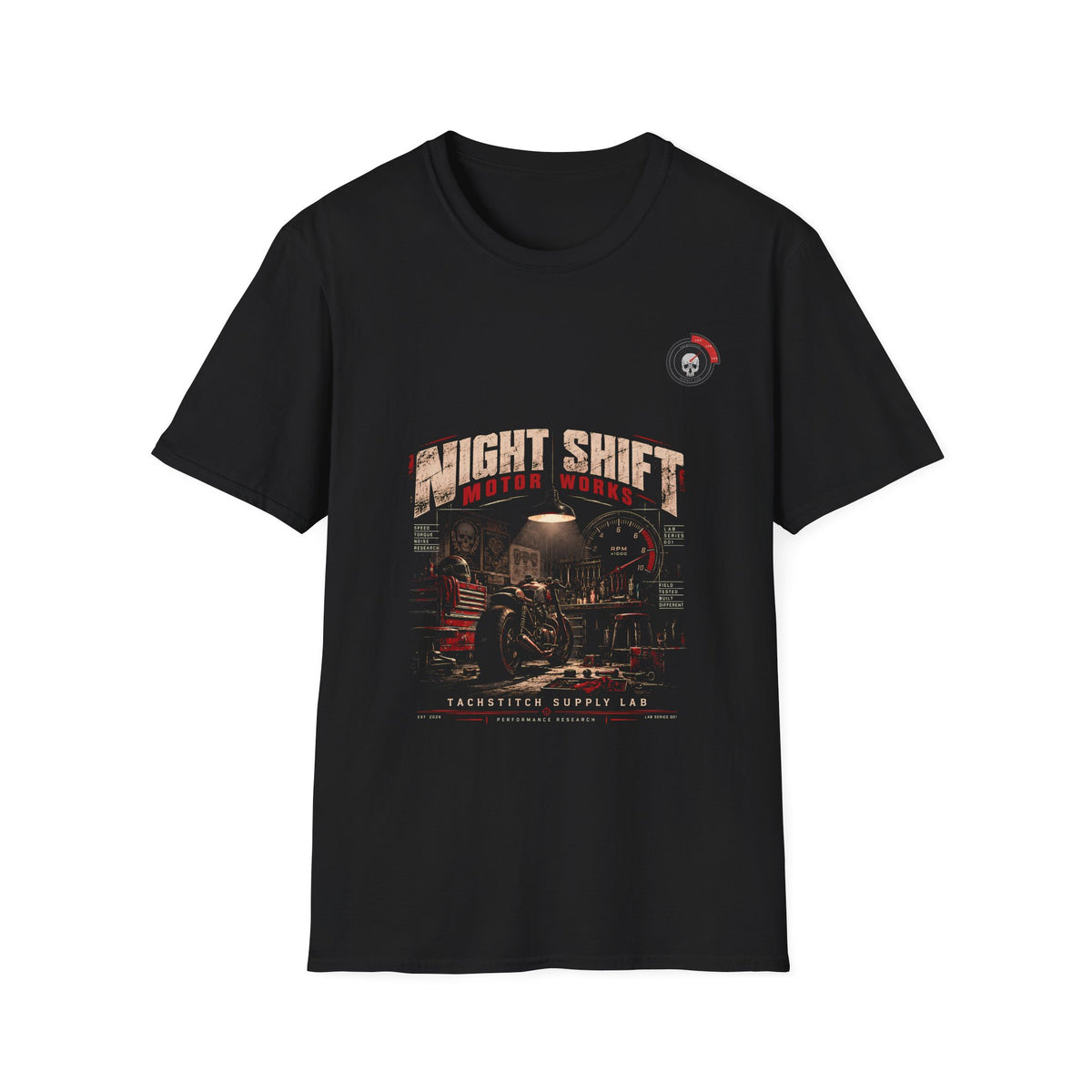 Night Shift Motor Works Mechanic T-Shirt