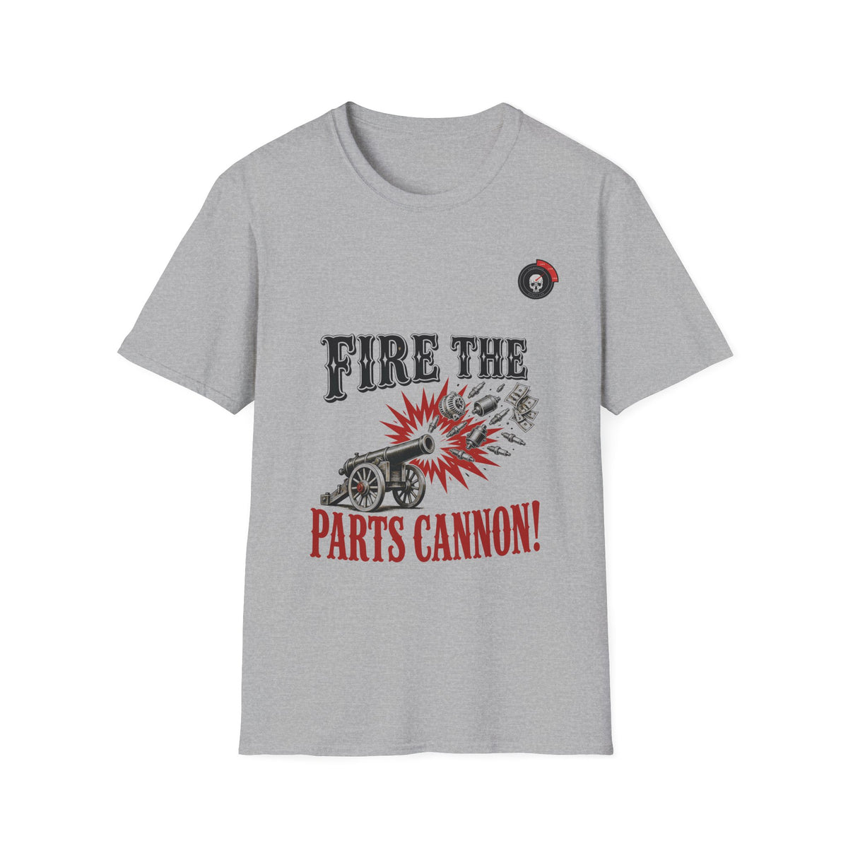 Fire The Parts Cannon Mechanic T-Shirt