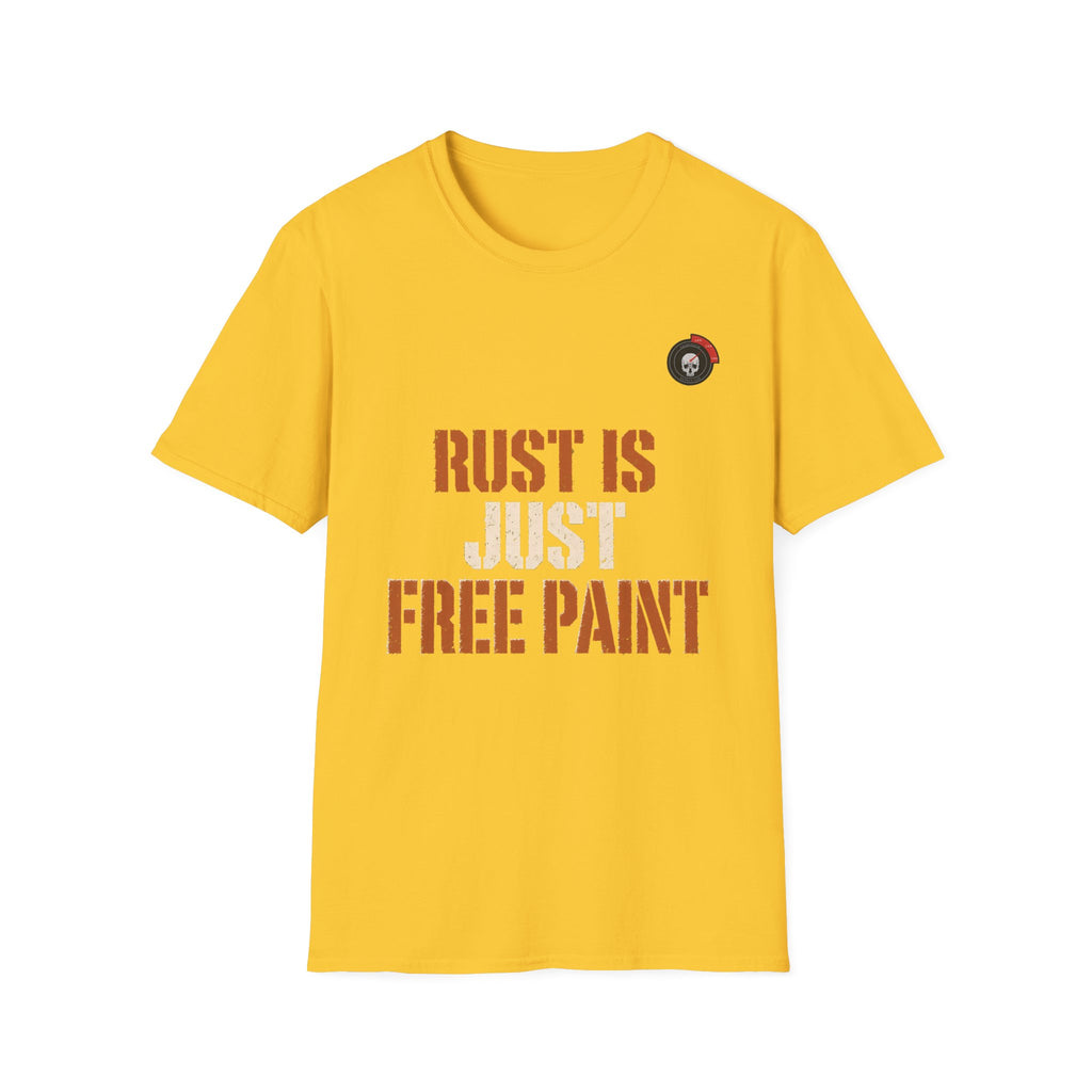 Rust Is Just Free Paint Mechanic T-Shirt