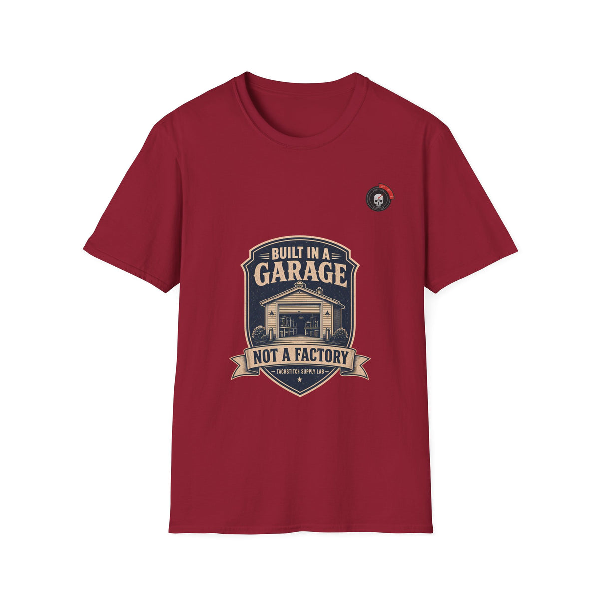 Built In The Garage Americana Mechanic T-Shirt