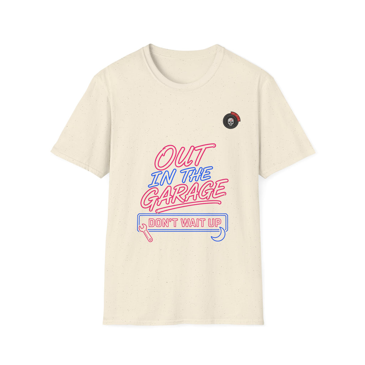Out In The Garage Neon Mechanic T-Shirt
