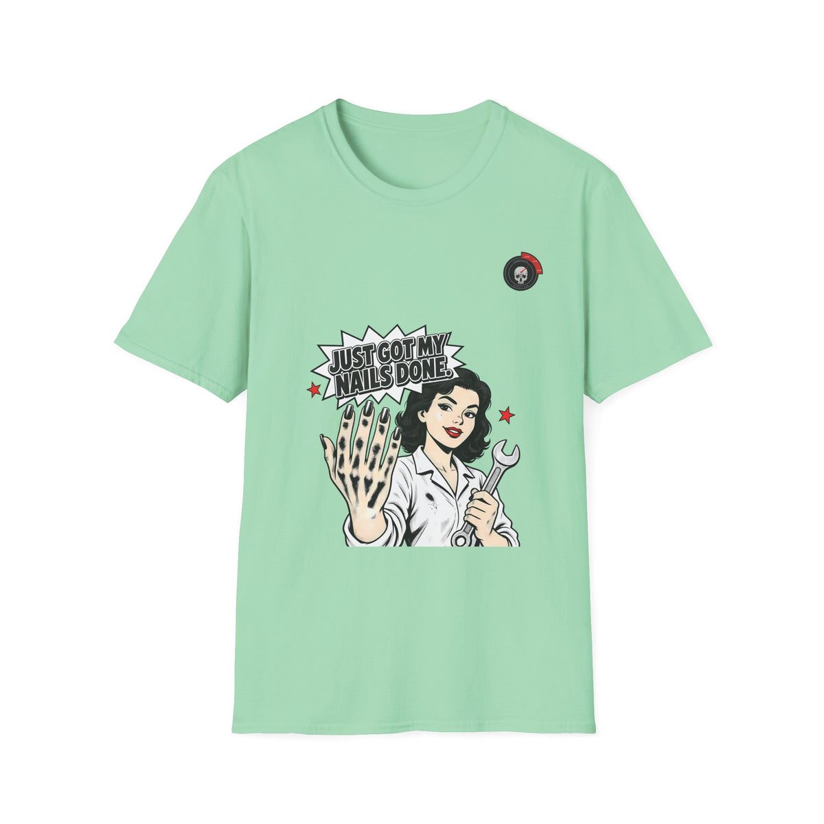 Nails Done Mechanic T-Shirt
