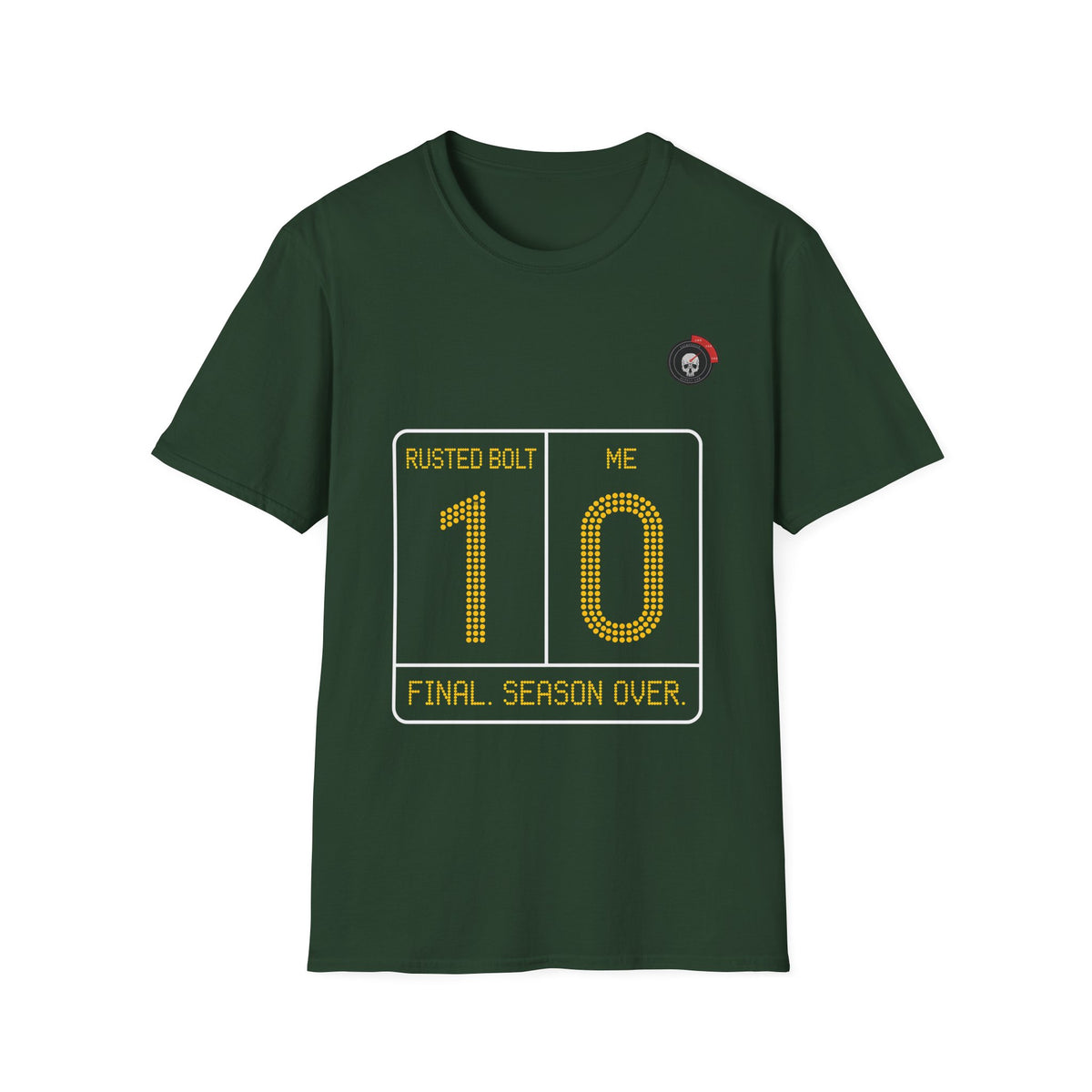 Rusted Bolt Scoreboard Mechanic T-Shirt