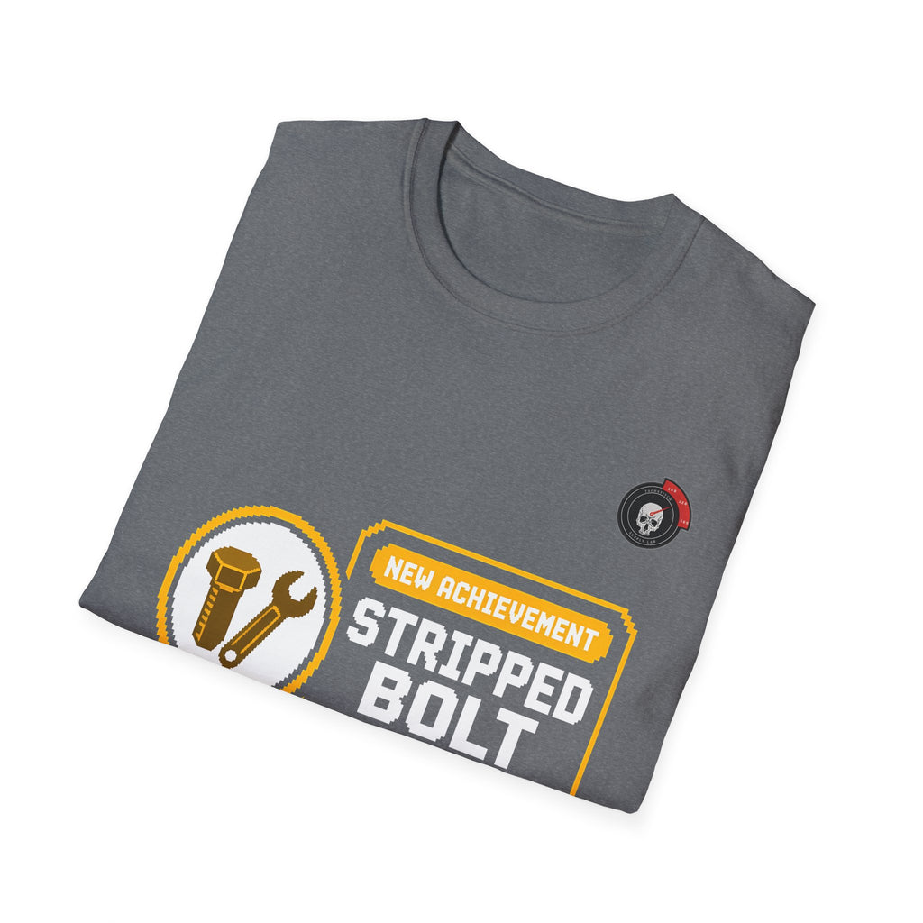 New Achievement Stripped Bolt Mechanic T-Shirt