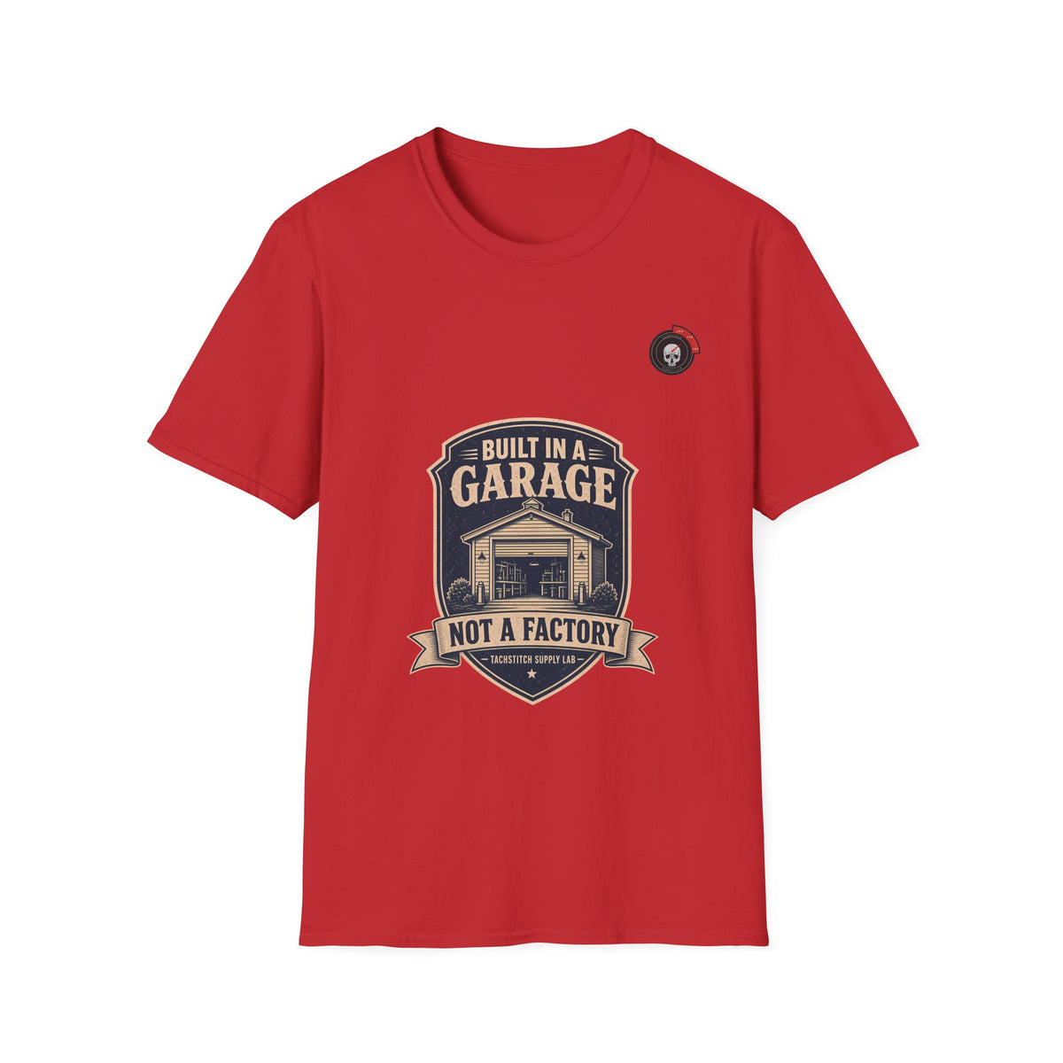 Built In The Garage Americana Mechanic T-Shirt