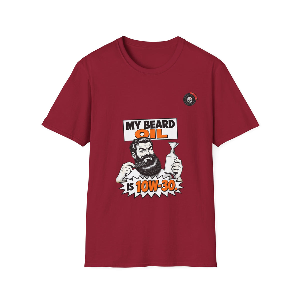 Beard Oil 10W-30 Mechanic T-Shirt