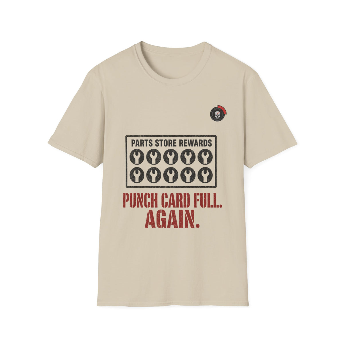 Punch Card Full Mechanic T-Shirt