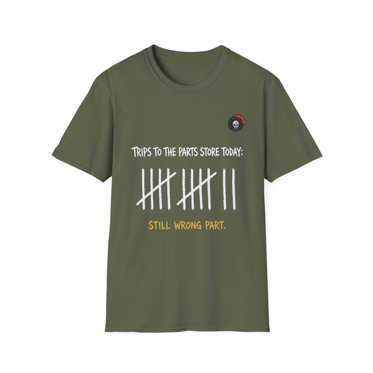 Parts Store Tally Mechanic T-Shirt