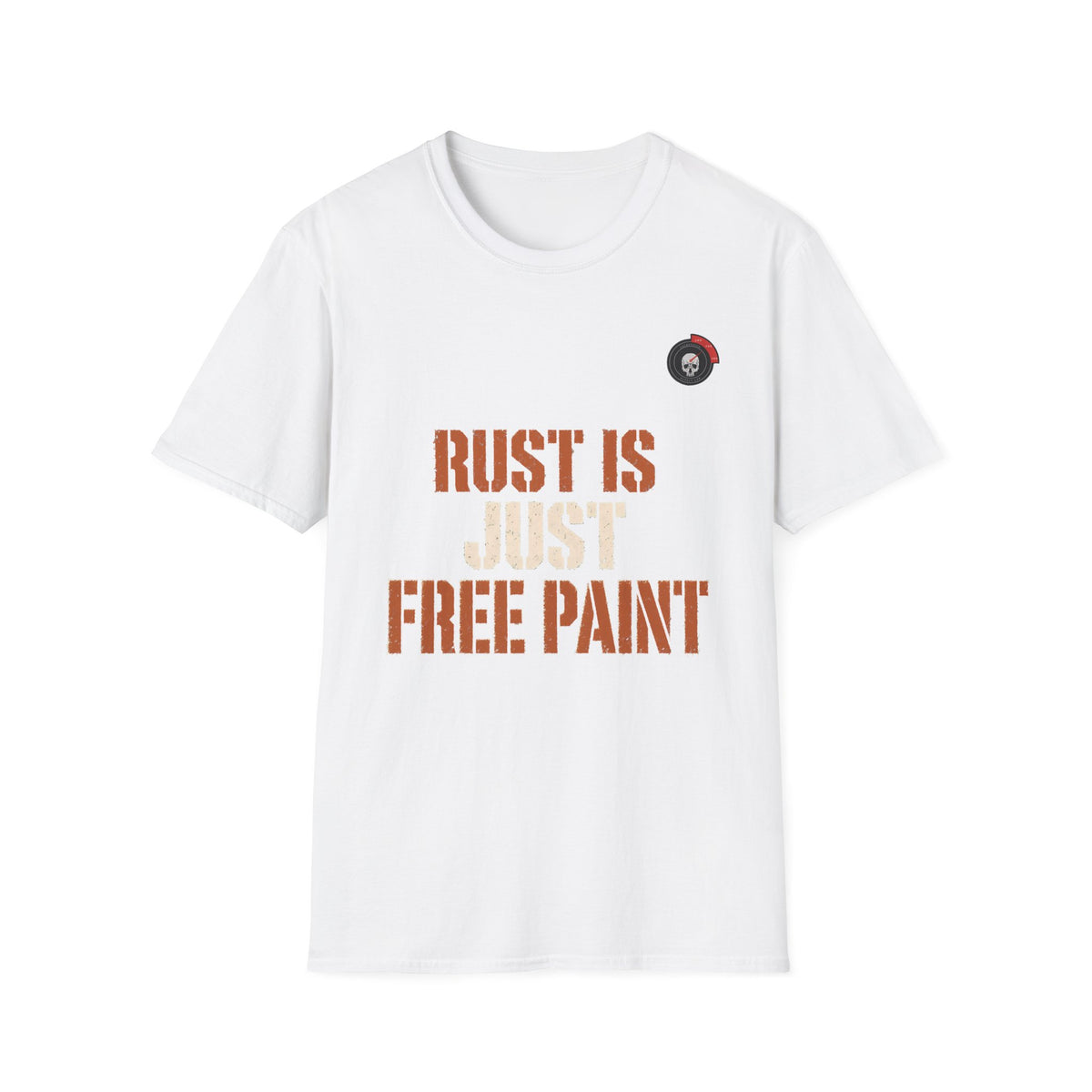 Rust Is Just Free Paint Mechanic T-Shirt