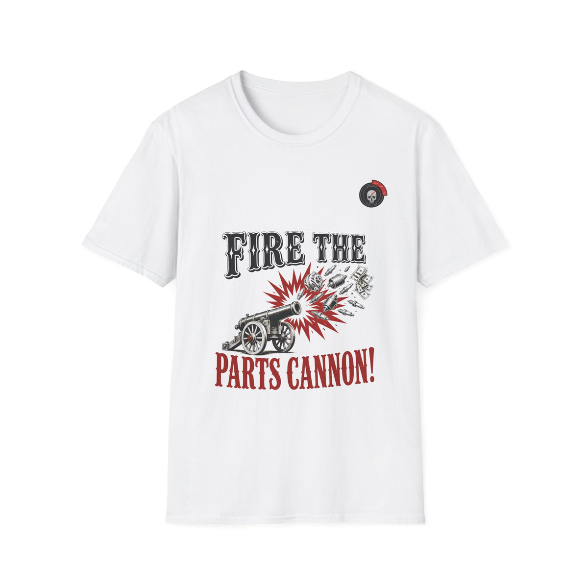 Fire The Parts Cannon Mechanic T-Shirt