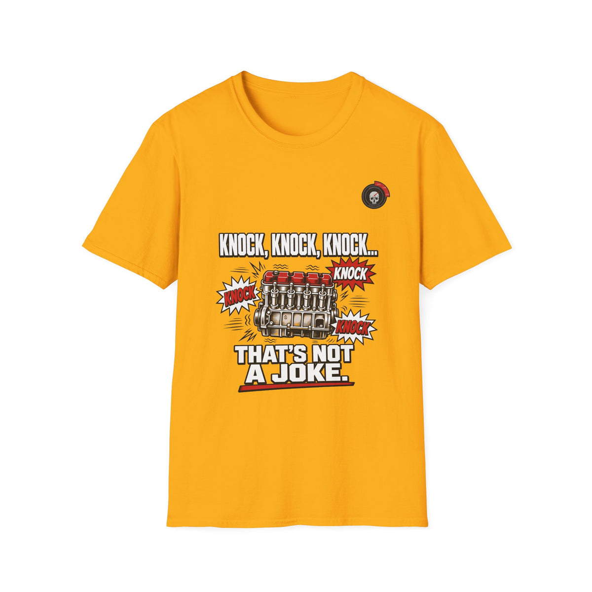 Knock Knock Not A Joke Mechanic T-Shirt