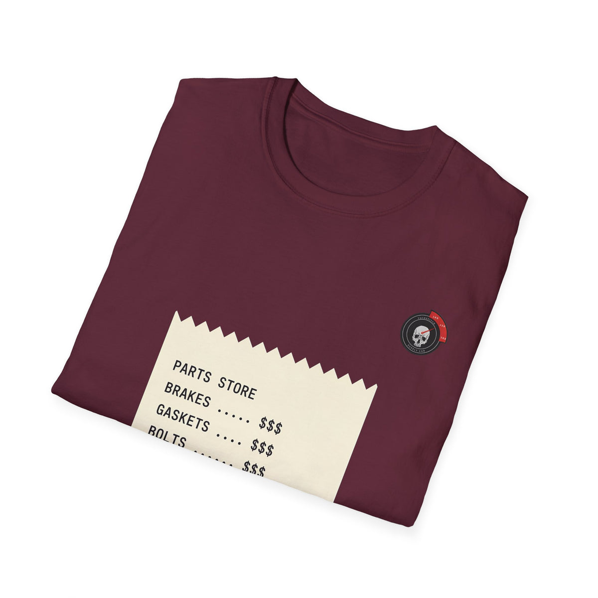 Parts Store Receipt Mechanic T-Shirt