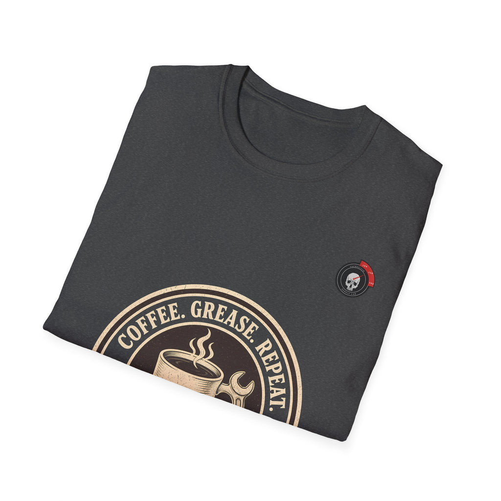 Coffee Grease Repeat Mechanic T-Shirt