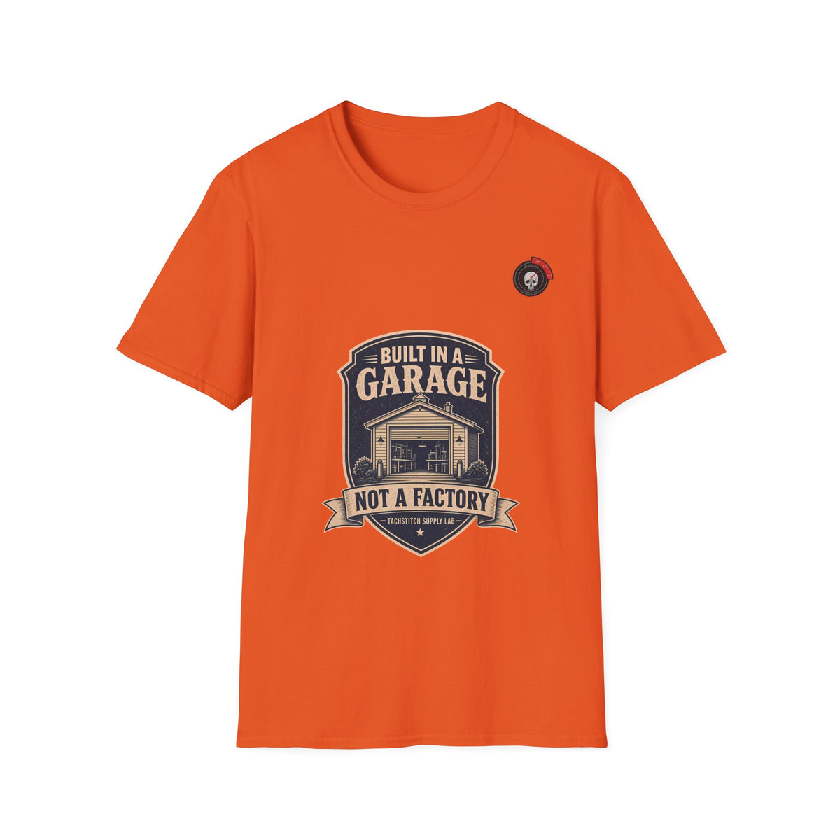 Built In The Garage Americana Mechanic T-Shirt