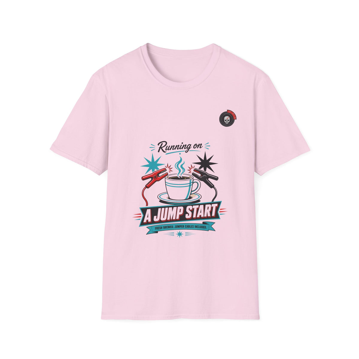 Running On A Jump Start Mechanic T-Shirt