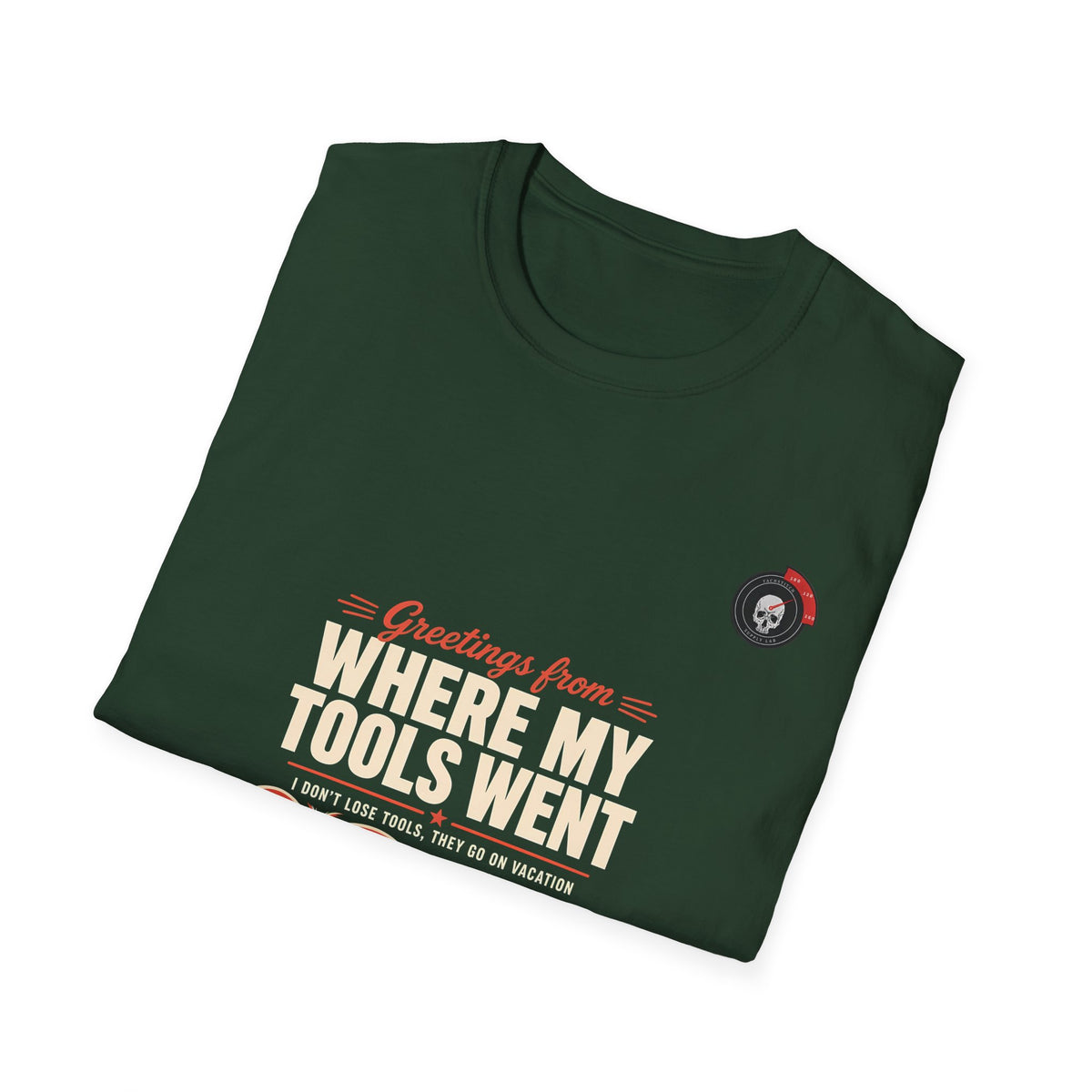 Tools On Vacation Postcard Mechanic T-Shirt