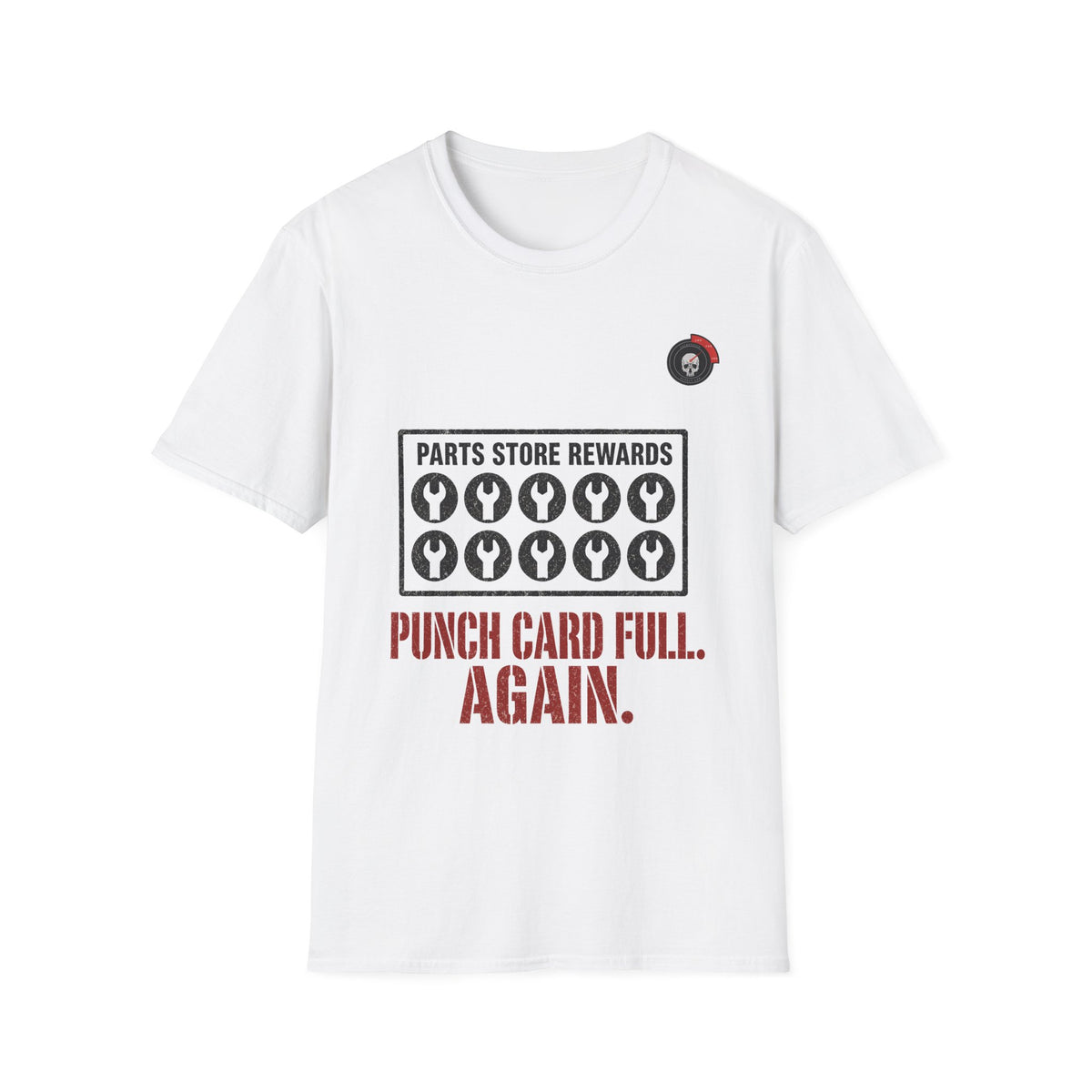 Punch Card Full Mechanic T-Shirt