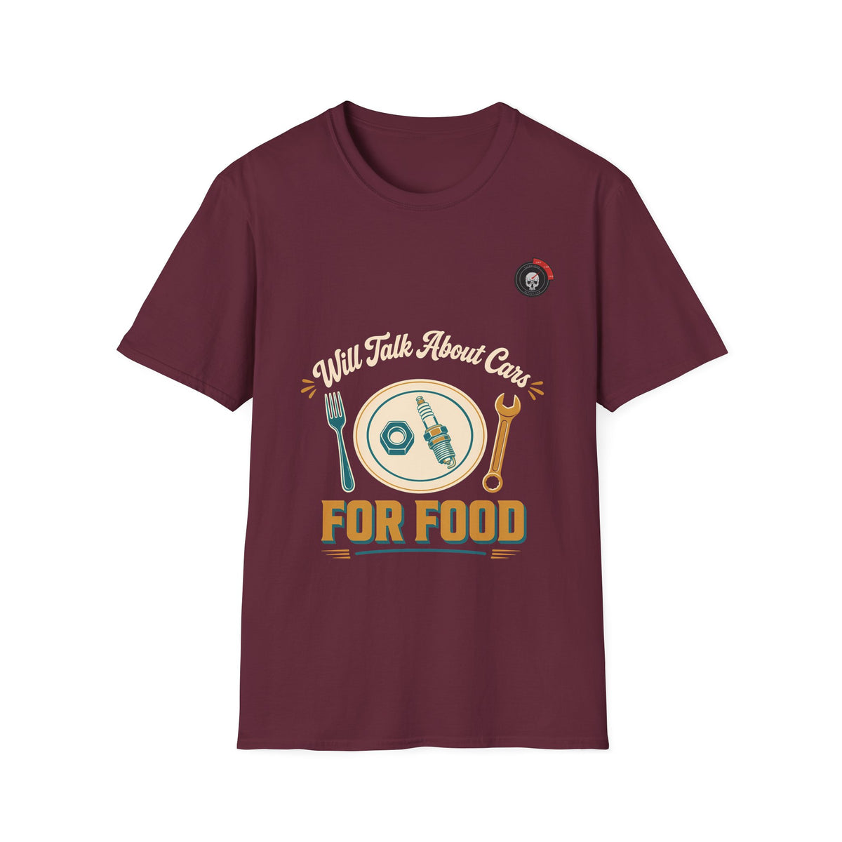 Will Talk About Cars For Food Mechanic T-Shirt