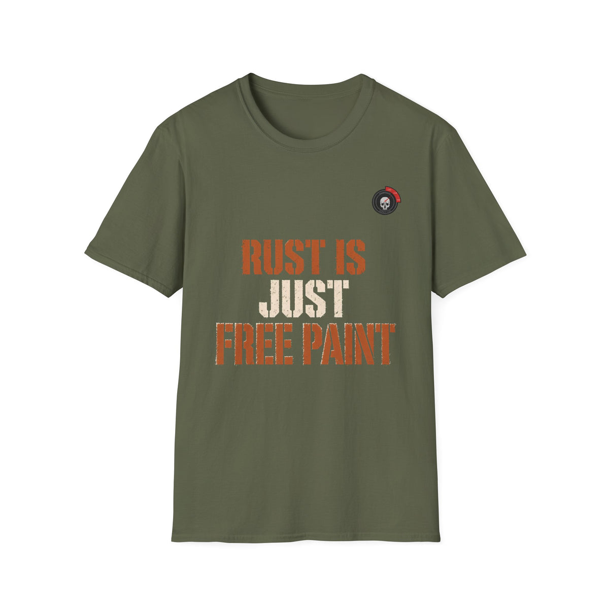 Rust Is Just Free Paint Mechanic T-Shirt