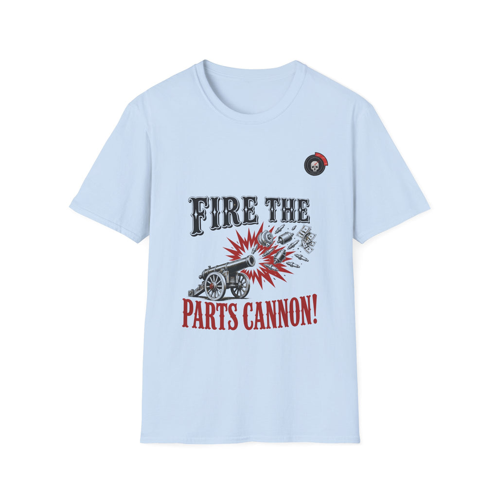 Fire The Parts Cannon Mechanic T-Shirt