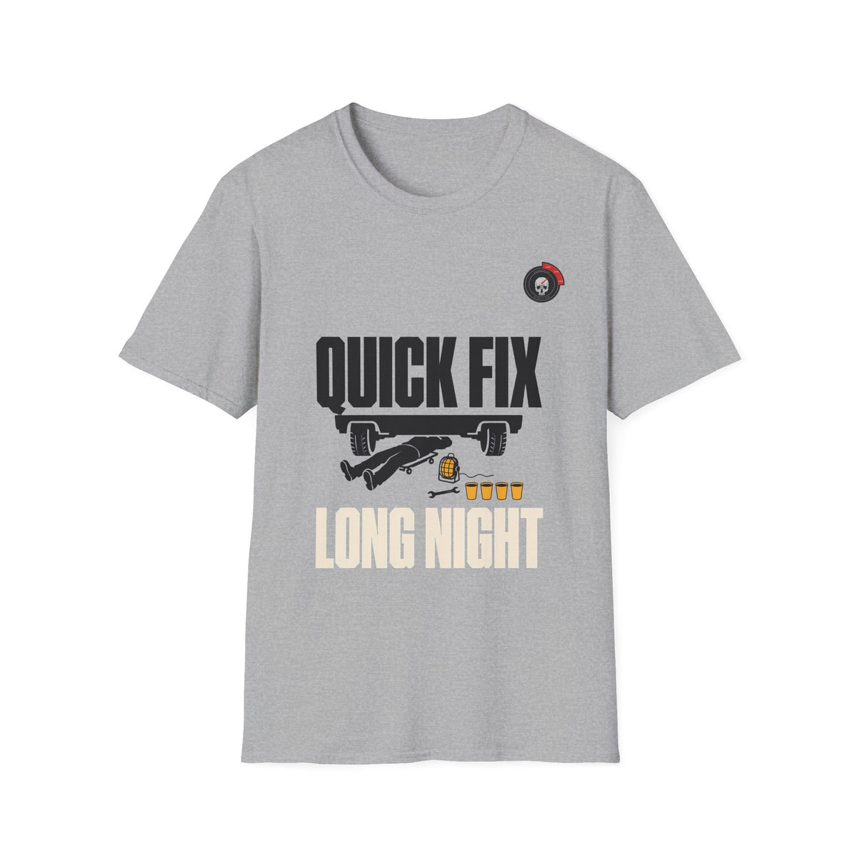 Quick Fix Long Night Mechanic T-Shirt