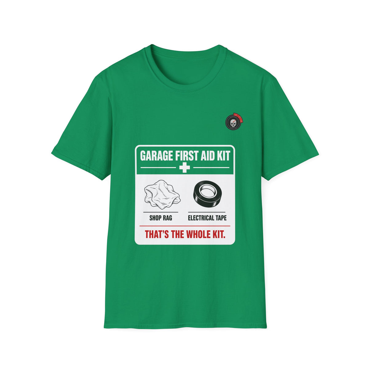 Garage First Aid Kit Mechanic T-Shirt