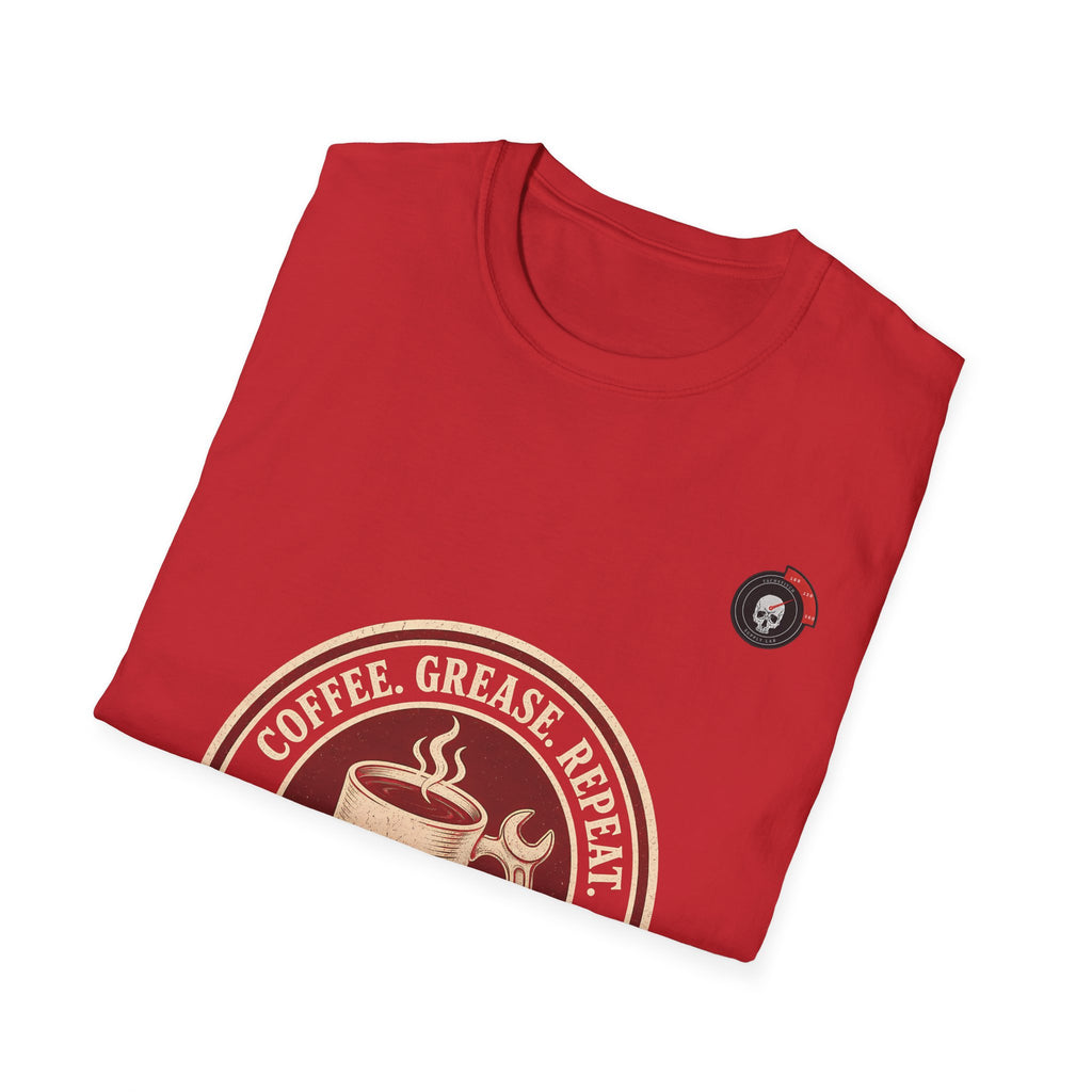 Coffee Grease Repeat Mechanic T-Shirt