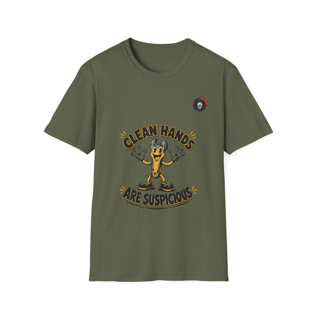 Clean Hands Rubberhose Mechanic T-Shirt