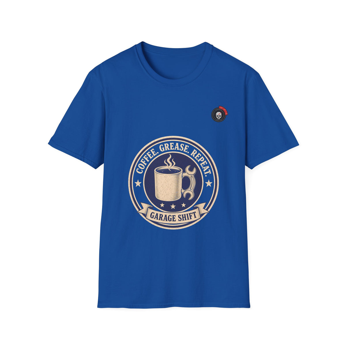 Coffee Grease Repeat Mechanic T-Shirt