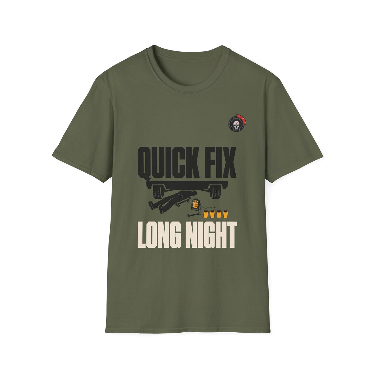Quick Fix Long Night Mechanic T-Shirt